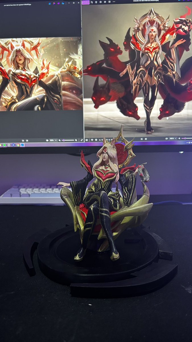 Así nos hemos quedado, el prox será haciendo los lobos de las colas