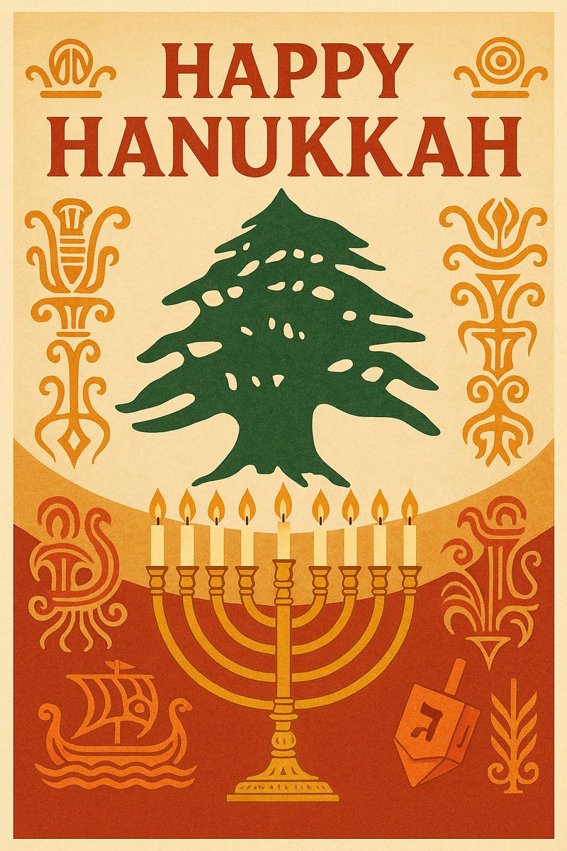 LebanesePug's tweet image. On this eve of the Festival of Lights , I’d like to wish my fellow Lebanese  Jews and the Jewish community around the world , a Happy Hanukkah. May we universally embrace the message of Hanukkah of the triumph of light over darkness: A message of hope, resilience and preservation…