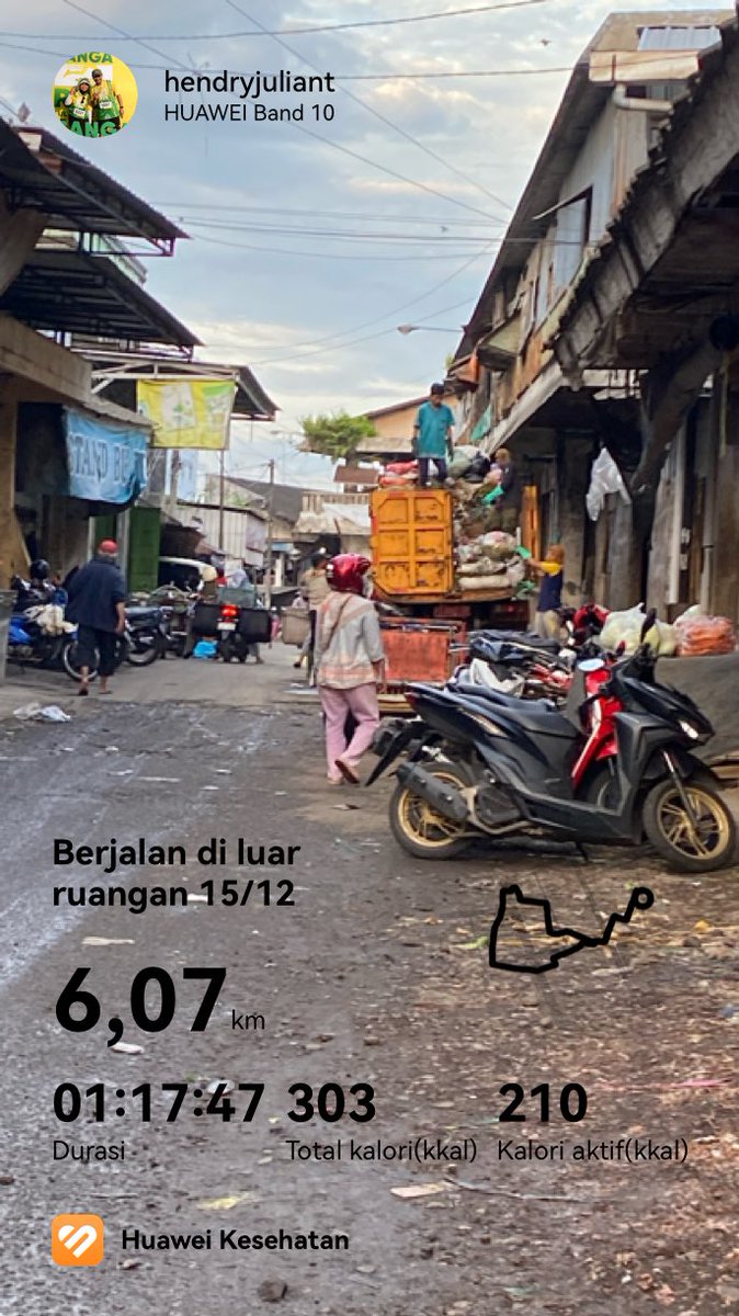 Rute tetap sama. Kemarin banyak kondangan, banyak makan karbo. Waktunya dibakar, loh salahnya karbo apa?Kok dibakar😀