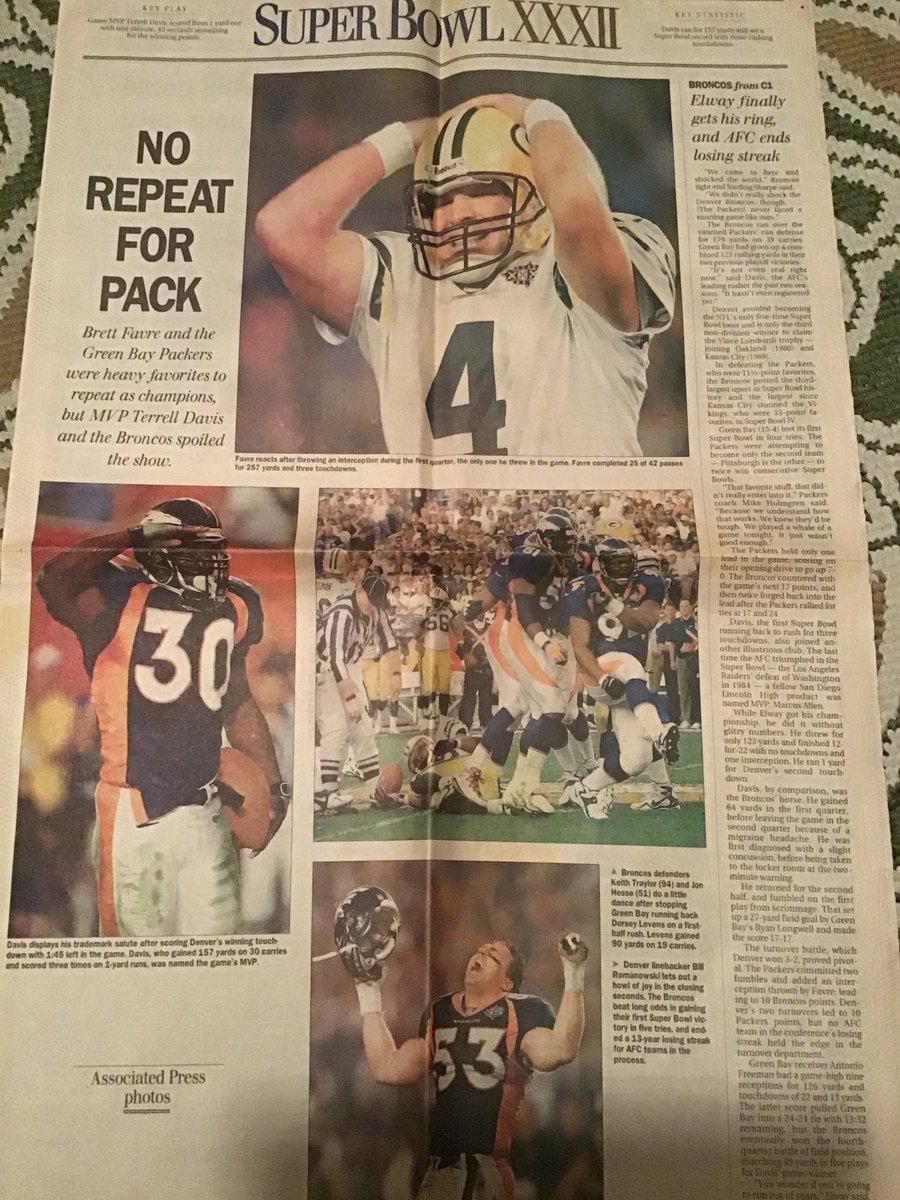 Remembering dethroning of the Packers