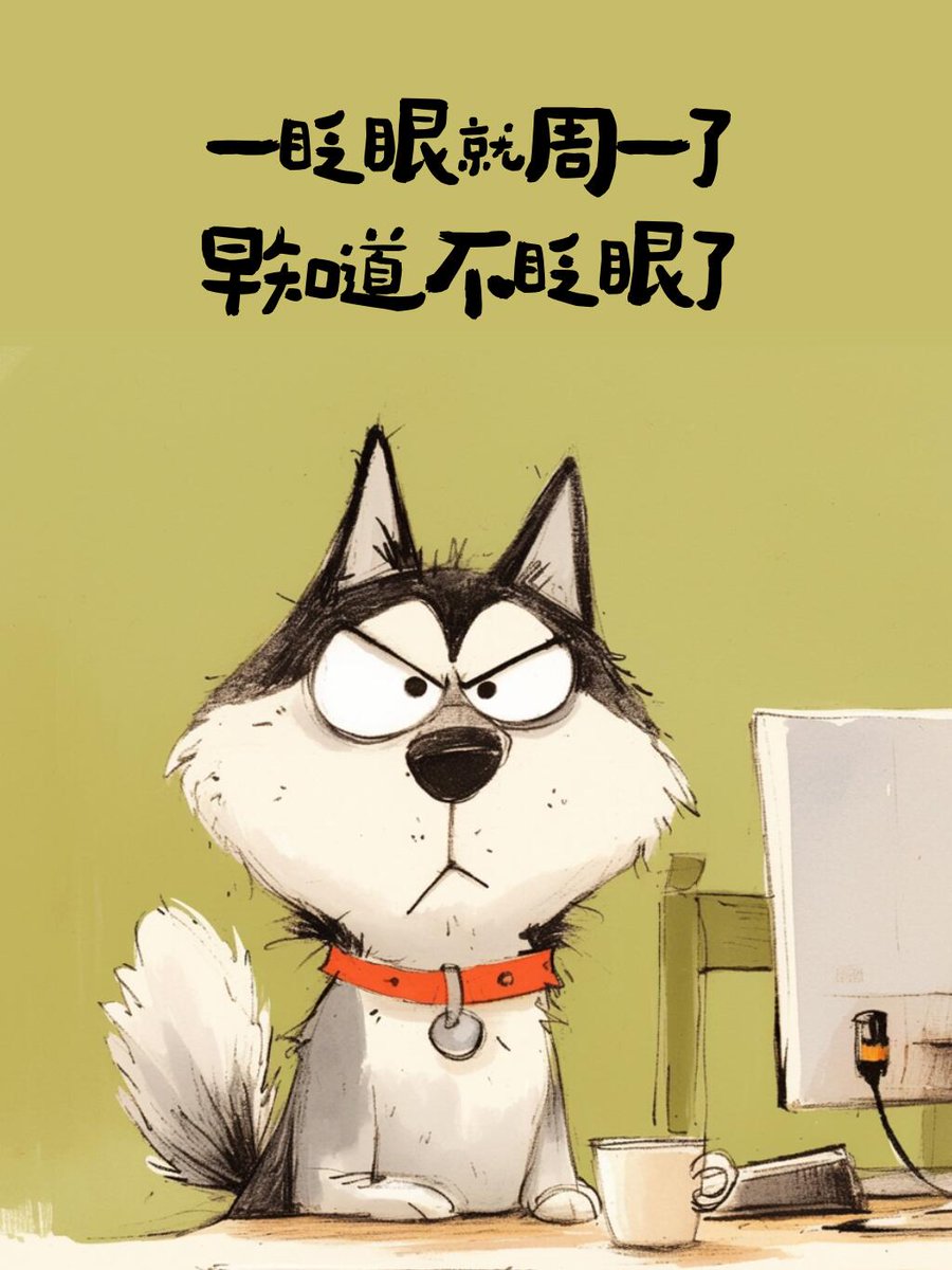 Tongzi8878's tweet photo. 一眨眼就周一了，早知道不眨眼了 https://t.co/3oYPJRCTRE