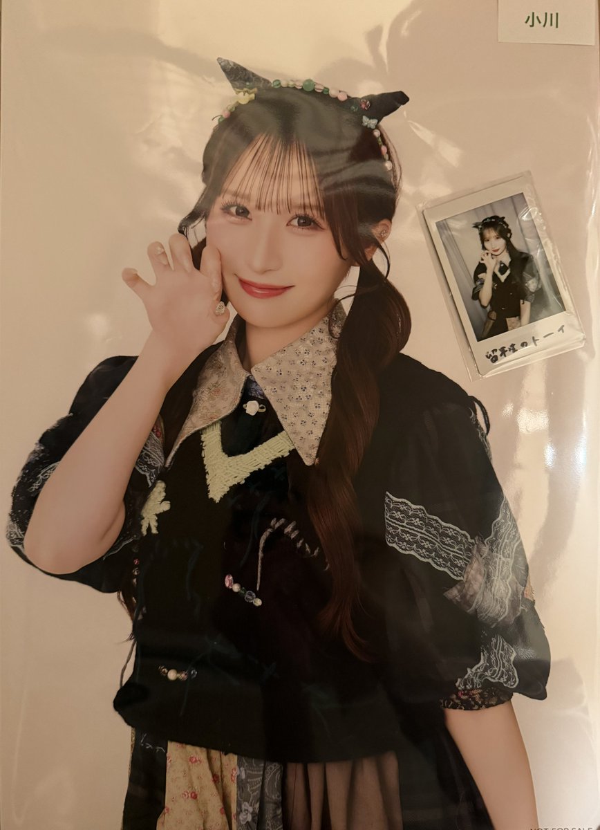 念願の…！ なちさんサインチェキ！ 誕生日に抽選当たった時は震えまし