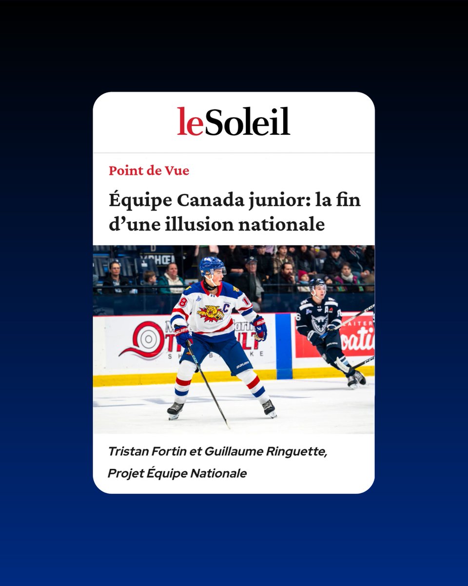 Une belle visibilité dans Le Soleil.

Vos retours sont appréciés. Nous poursuivons le travail, avec le même objectif toujours bien en vue. ⚜️ 

#ÉquipeQuébec