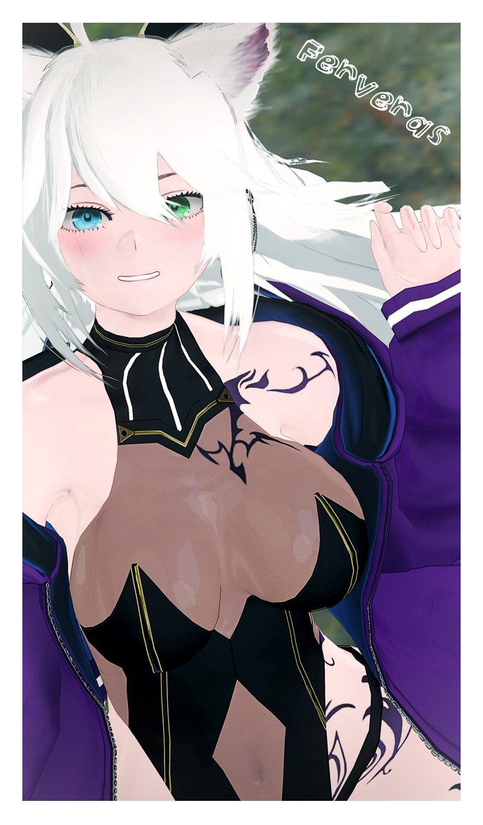 FerverasVT's tweet image. #PSO2NGS_SS 
Space cat 💜