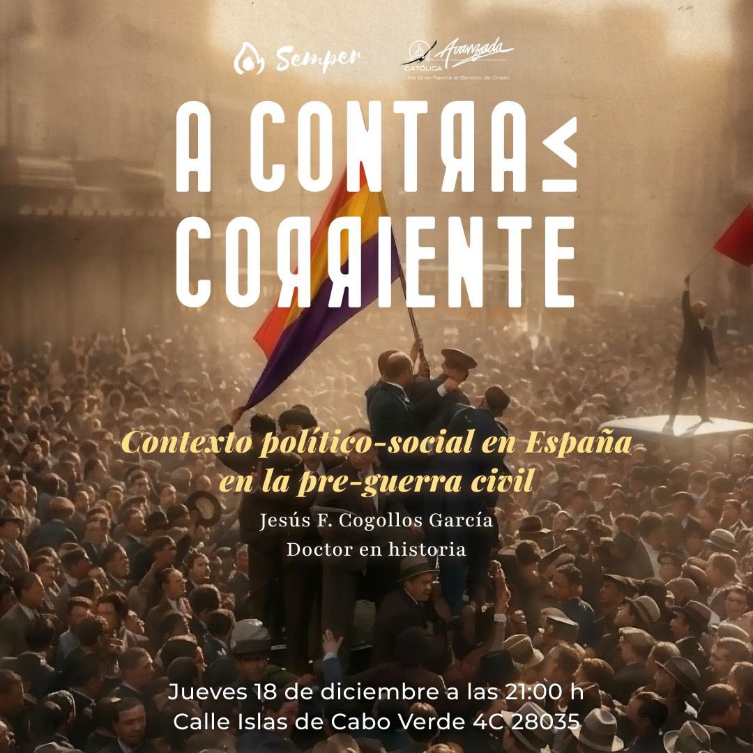 Este jueves dia 18 me han invitado a reflexionar sobre el contexto político y social en España antes de julio de 1936.

Estáis todos invitados.

📍c/ Islas de Cabo Verde, 4 C
Madrid, 21 h.

#Historia #España #GuerraCivil
