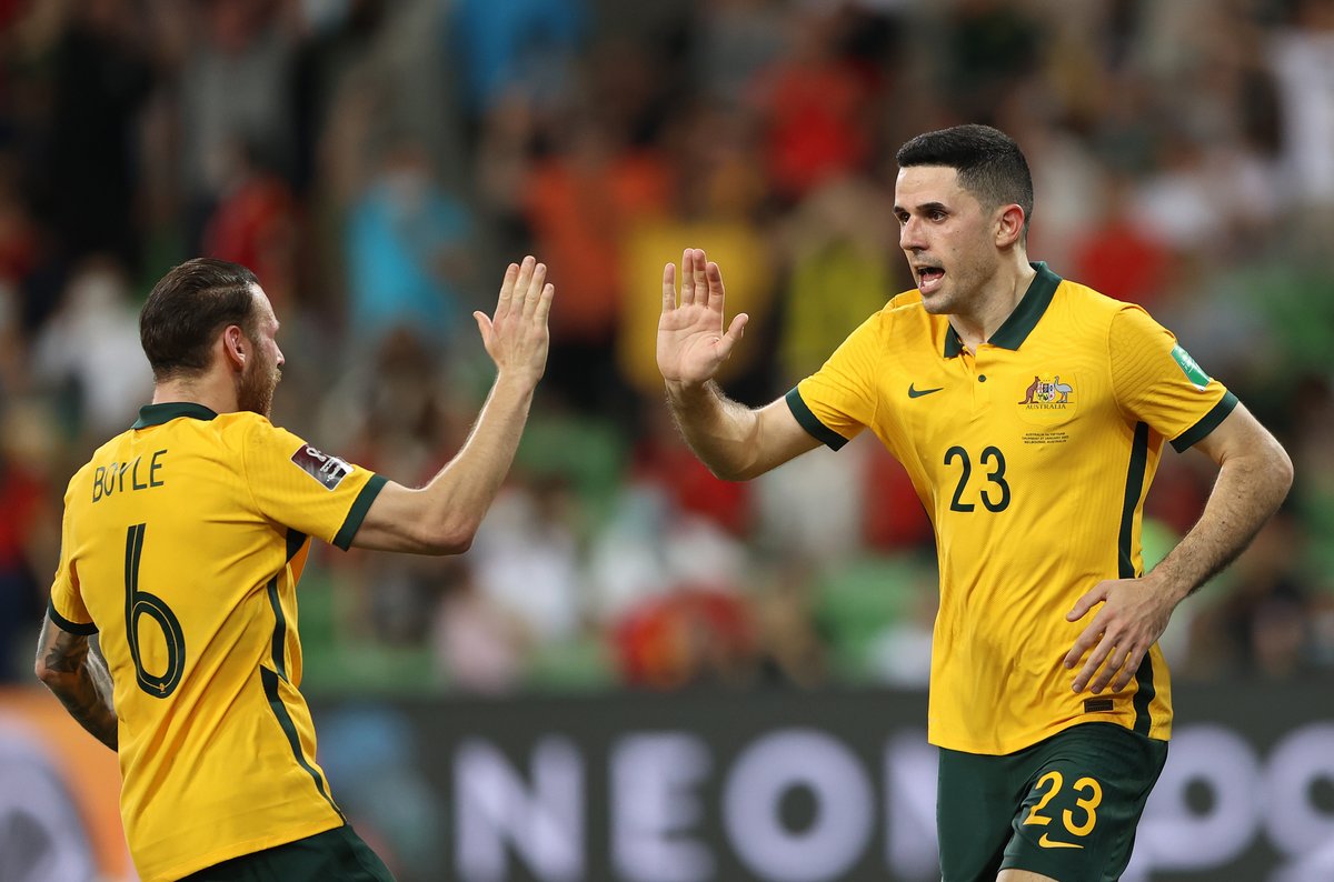 Socceroos's tweet image. Four CommBank #Socceroos celebrate birthdays today! 🥳 

Wishing Aziz Behich, Craig Goodwin, Tom Rogic and Zeljko Kalac all the best 🎂🎁🎈

#ForeverGolden