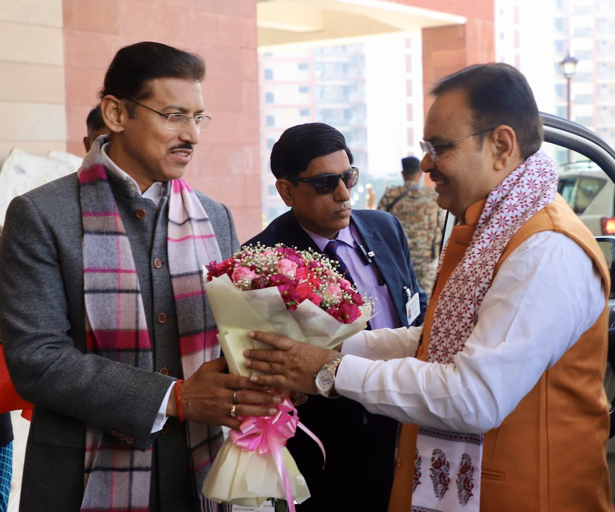 राजस्थान के कर्मठ, ऊर्जावान और जनसेवा के प्रति समर्पित माननीय मुख्यमंत्री श्री <a href="/BhajanlalBjp/">Bhajanlal Sharma</a> जी को जन्मदिन की हार्दिक बधाई एवं शुभकामनाएं।

आपके सशक्त, संवेदनशील और दूरदर्शी नेतृत्व में विकसित राजस्थान के संकल्प को साकार करने हर कार्यकर्ता पूरे समर्पण और प्रतिबद्धता के साथ आपके