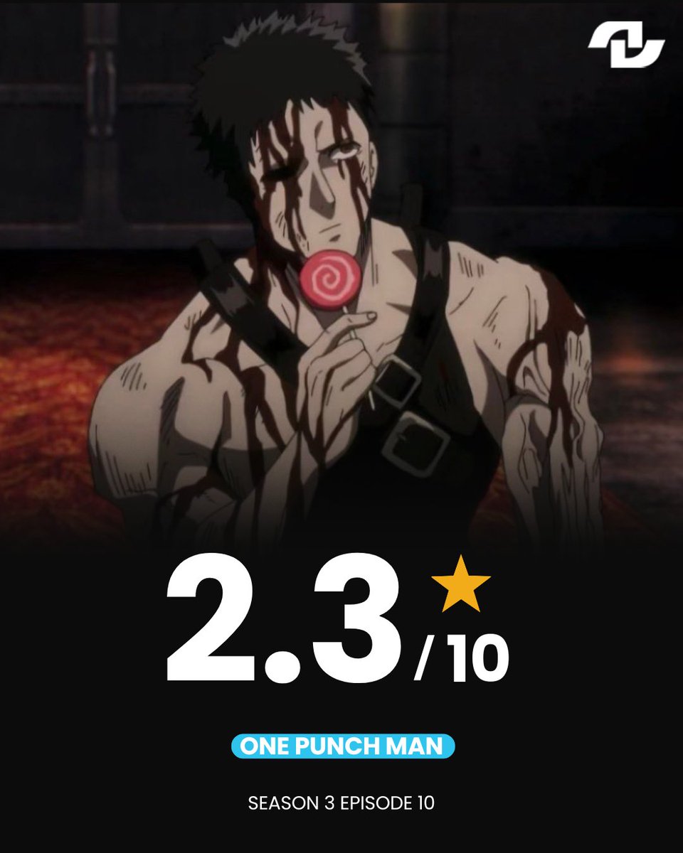 ONE PUNCH MAN' Season 3 Episode 10 receives a cataclysmic 2.3/10