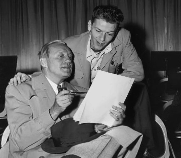 ThisDayBenny's tweet photo. In this EPISODE from 1944, Jack Benny meets Frank Sinatra in a drug store, then Mary takes Jack Christmas shopping. https://t.co/5FFYpqi9jk https://t.co/fkuP4LImKL