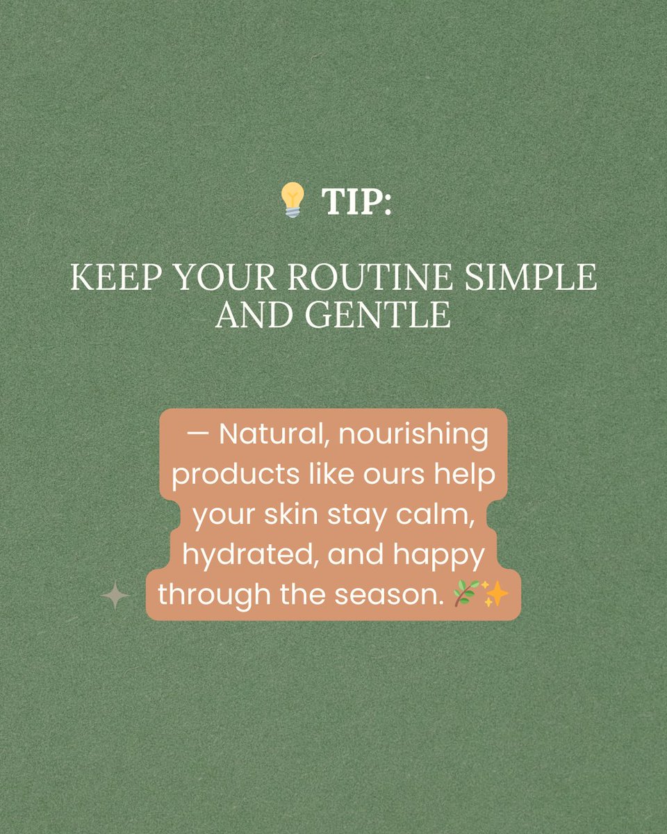 naturesustained's tweet photo. 🎄 Holiday Skin Struggles?❄️
The holidays are fun, but sensitive skin doesn’t always get the memo. Common triggers:
1️⃣ Harsh shampoos &amp; hair products
2️⃣ Cold, dry weather

💡 We stick to simple, gentle, natural care to keep our skin happy. https://t.co/jG9FWSC1dE