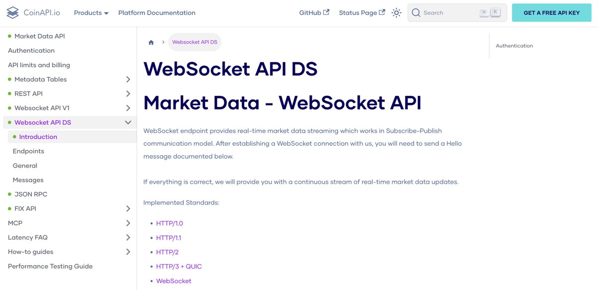 Most devs know WebSocket V1.

Fewer realize there’s a version built specifically for trading engines.

WebSocket DS:
• direct per-exchange routing
• lower latency than multiplexed feeds
• stable under heavy pairs (BTCUSDT, ETHUSDT)

If infra matters, DS is the default.