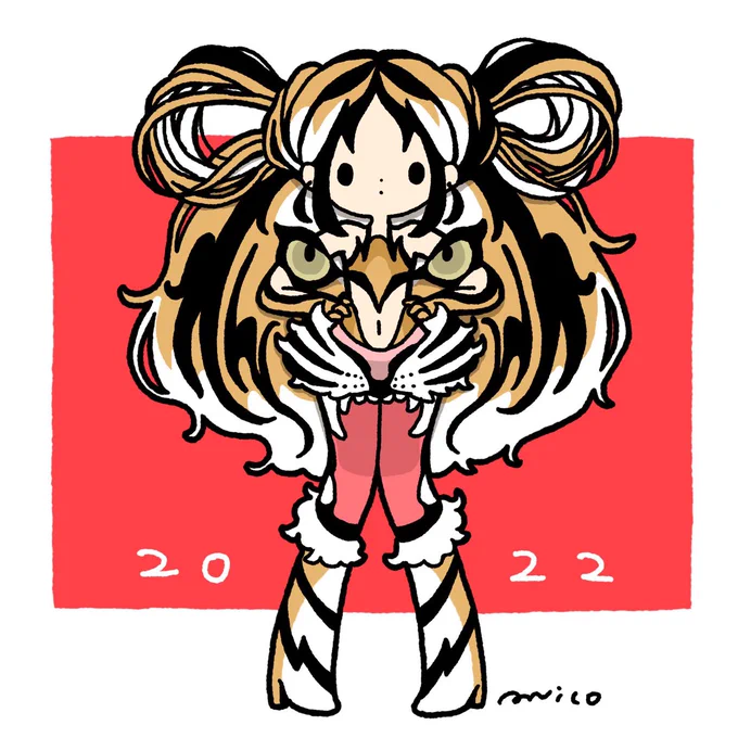 過去の年賀お絵描き振り返り! 辰年はひっくり返してみてね(大事)