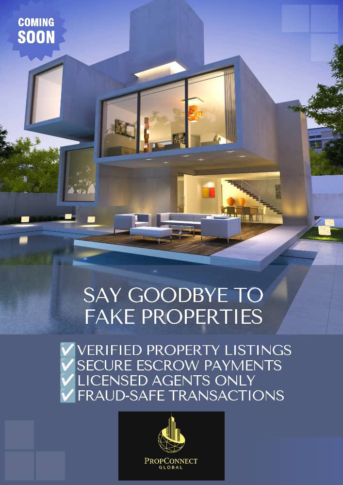Propconnectng's tweet photo. Say goodbye to fake properties 💯
No guesswork. No stress.
Coming soon. 🏡🔐

#PropConnect #PropTech #RealEstateAfrica #VerifiedProperties #SecureTransactions #NigeriaProperty #ComingSoon https://t.co/bmW9MWXZ5m