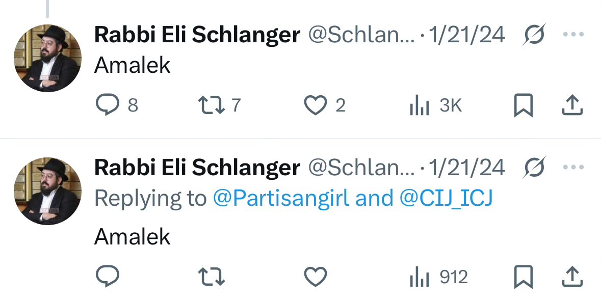 chunguskitten's tweet image. The Chabad rabbi killed in the Bondi Beach, Australia terror attack has a documented history mocking Palestinian people as racially inferior, calling them “Amalek” and dismissing the documented horrors in Gaza as “AI”