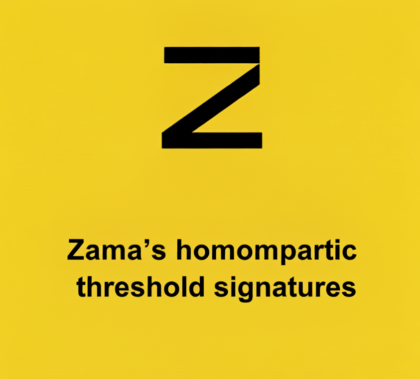 shampoo455's tweet photo. .@zama  homomorphic threshold signatures create the first truly decentralized signer networks without exposure risk. 

A committee of nodes jointly signs messages on encrypted inputs without any single node ever seeing plaintext. 

Upgrade paths exist for every major multisig Gnosis, Squads, Fireblocks dropping trust assumptions to zero. 

The entire custodial and bridge security model flips from dont get hacked to hacking gives you nothing. $100B+ in bridged assets become safe by default. #ZamaCreatorProgram