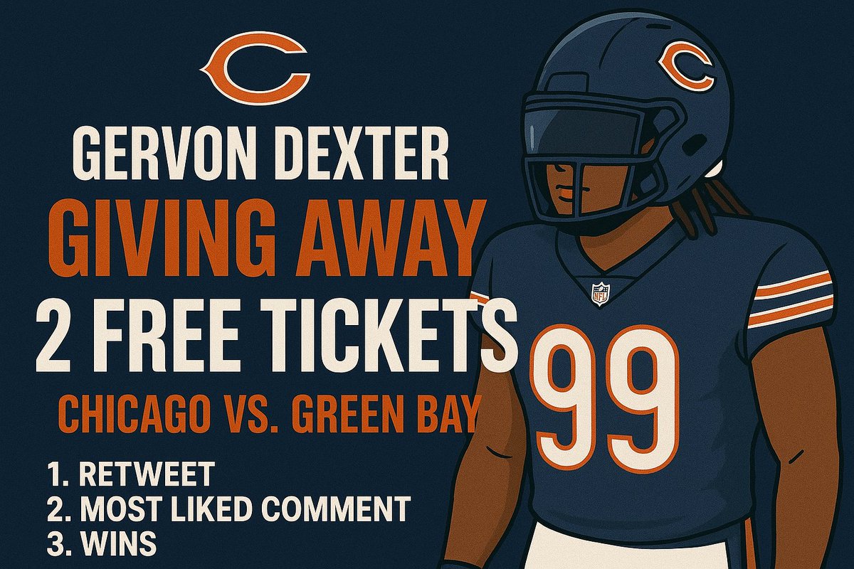 Giving away 2 free green bay tickets, again , Must retweet, most liked comment wins . 
#ProBowlVote + 
<a href="/GervonDexter/">Gervon Dexter SR</a>