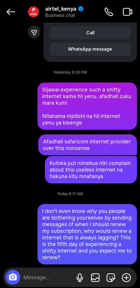 BrimuCollection's tweet image. Anyone who's planning on using or getting an airtel internet provider from @AIRTEL_KE  nakuambia mapema usijisumbue,I have never experienced such a shitty internet in my life na ukiwapigia hakuna kitu wanafanya.. afadhali safaricom routers @Its_Roddie was right