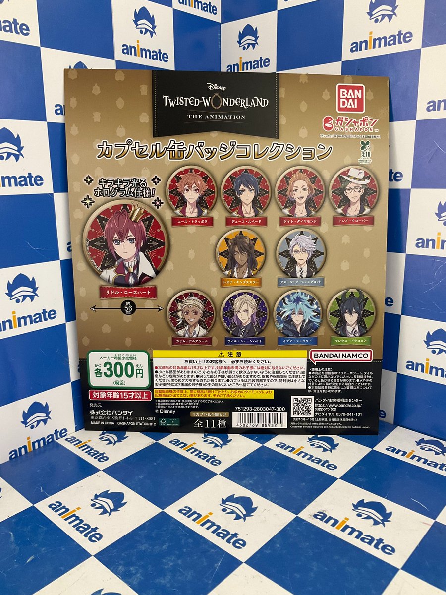 ディズニー ツイステッドワンダーランド ザ アニメーション 』カプセル