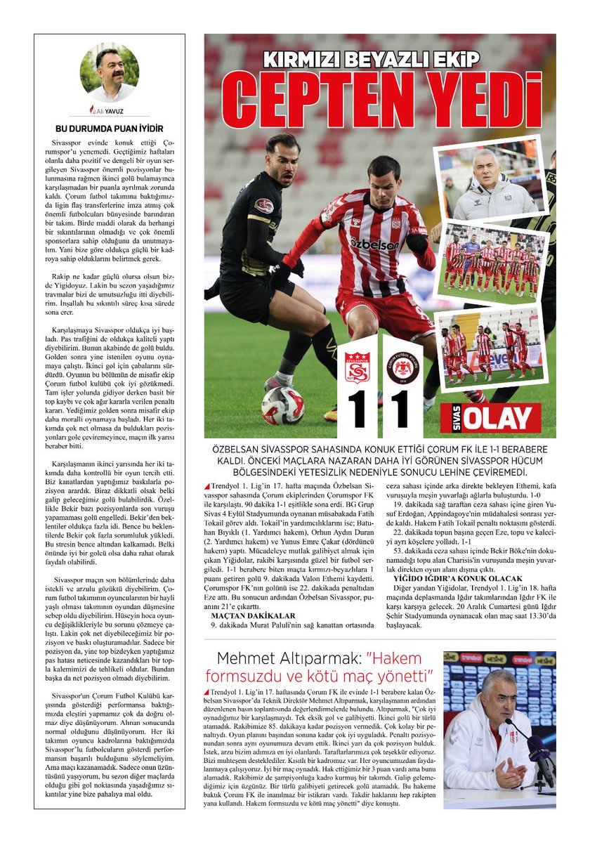 Doğru haber-hür yorum
Kişiye ve topluma saygılı yayın
Tarafsız,objektif yayıncılık
SİVAS OLAY GAZETESİ
sivasolay.com