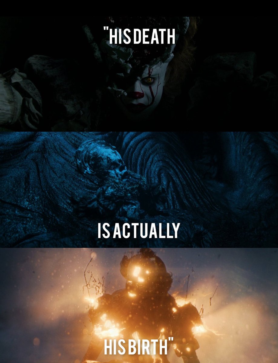 His death, Is actually, His rebirth.
#ITWelcomeToDerry