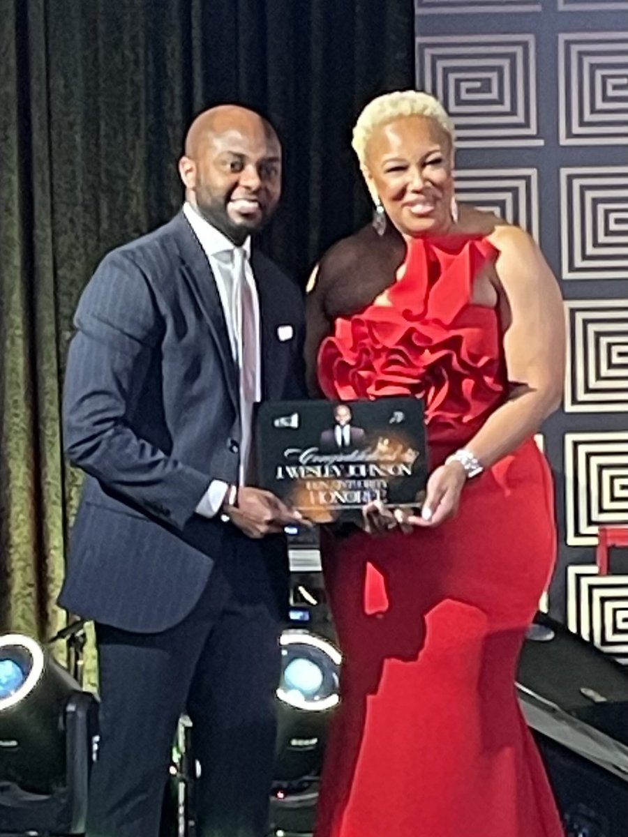 Proud to be present for my son’s, Dr. Wesley Johnson, Iron Integrity Award tonight in Memphis.  ⁦<a href="/iamjwes/">J. Wesley Johnson</a>⁩ ⁦<a href="/JMCSchools/">Jackson-Madison County Schools</a>⁩