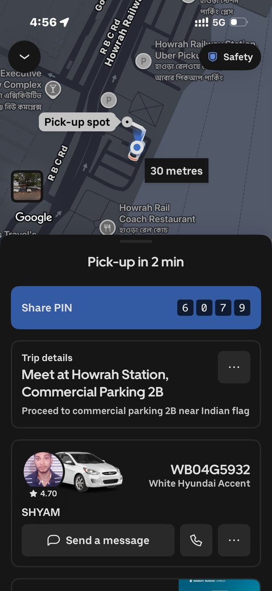 subha_live's tweet photo. @Uber_India
While travelling from Howrah to home driver forced me to pay parking charges, though it’s included in fare. Had to pay after argument. I was travelling with an elderly lady and driver misbehaved. Please stop such harassment &amp; take action. Screenshot attached. https://t.co/O7rdtBA2Nl
