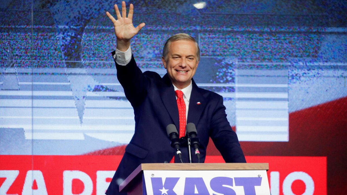 José Antonio Kast fue elegido presidente de #Chile tras imponerse en la segunda vuelta electoral, en una elección marcada por alta participación y un electorado dividido
Leer más: 👇👇
wp.me/pdqz6Z-kNf
🌎 Nuestra web: primiciahonduras.hn