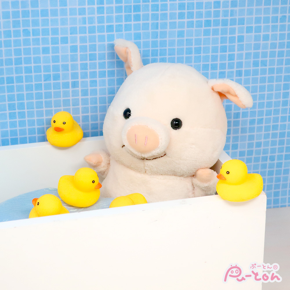 ぷーとん、お風呂楽しそうだね🛁🫧🫧 ＃ぷーとん #日常