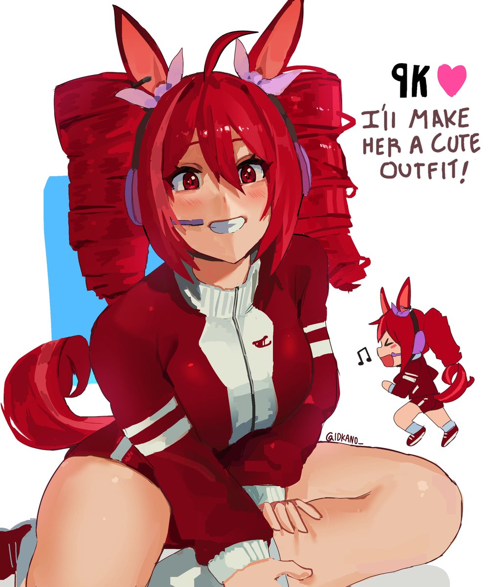 idkAno_'s tweet image. HORSE GIRL TETO SPOTTED 
#illustration #fanart #umamusume #KasaneTeto #重音テト