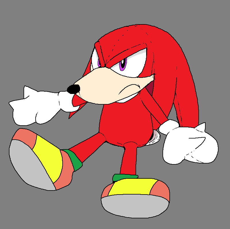 2000Foxboy's tweet image. Drew this knuckles plush i love him