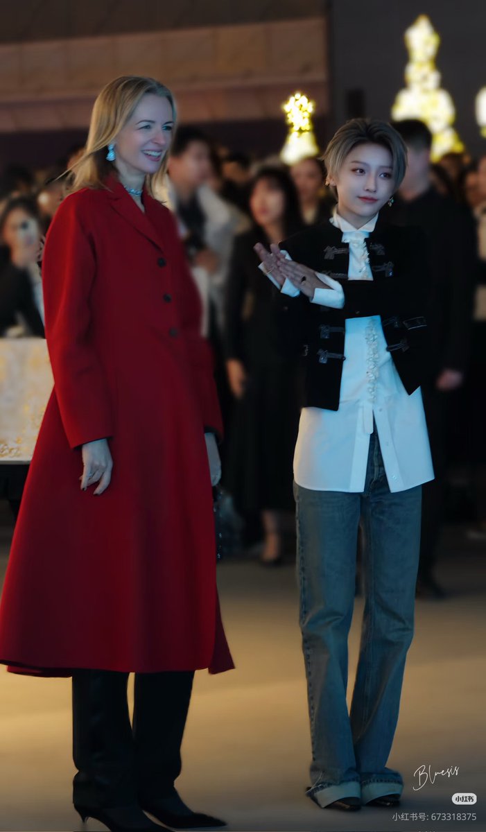 I love the suit  💙 <a href="/XinLiulyx0420/">XIN LIU 刘雨昕</a> 

#XinLiuDiorGlobalAmbassador #XINxDior #StarsinDior #Dior #XinLiu #LiuYuxin