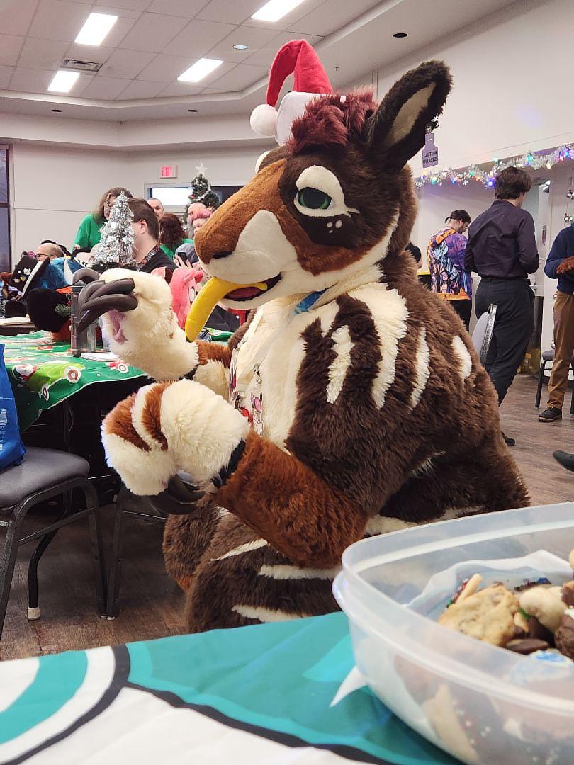 That_Iode's tweet image. The Fureh Christmas party was a blast! Good friends, good booze, what else do ya need?