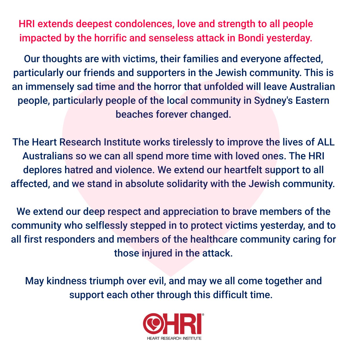 Heart Research Institute tweet media