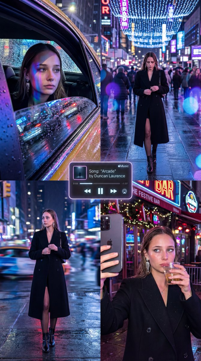 Lovart prompt result: Capturing Moody Urban Nights with Nano Banana Pro Gemini 3.0