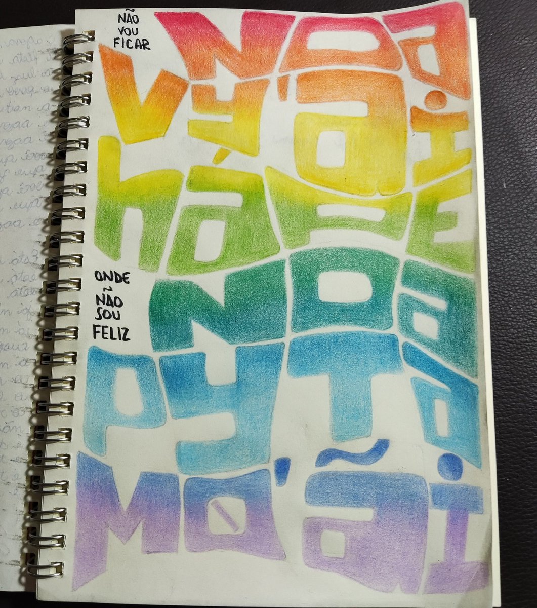 beaislearning's tweet photo. "onde não sou feliz não vou ficar" seria a literal https://t.co/lMZh2N5CJE