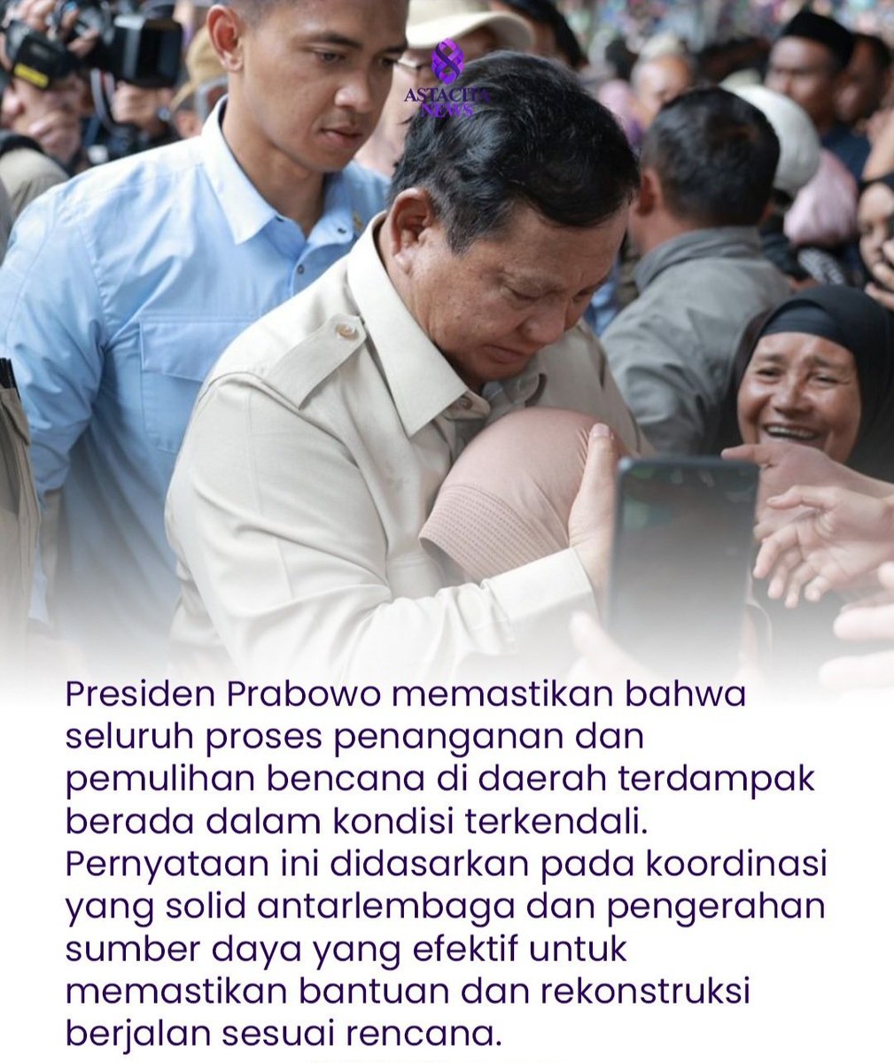 Endri_Steven's tweet photo. #ResponsCepat #TanggapDarurat #MitigasiBencana #PemulihanSumatra #IndonesiaTangguh #KoordinasiLintasSektor #PenangananBencana 

Ayo terus bersinergi bantu saudara kita di Sumatera ���🇩🇮🇩 https://t.co/CaIvRN3I9B