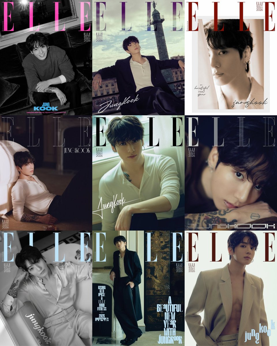 圧巻✨ JUNGKOOK COVER FOR ELLE KOREA #JungkookxElleKorea