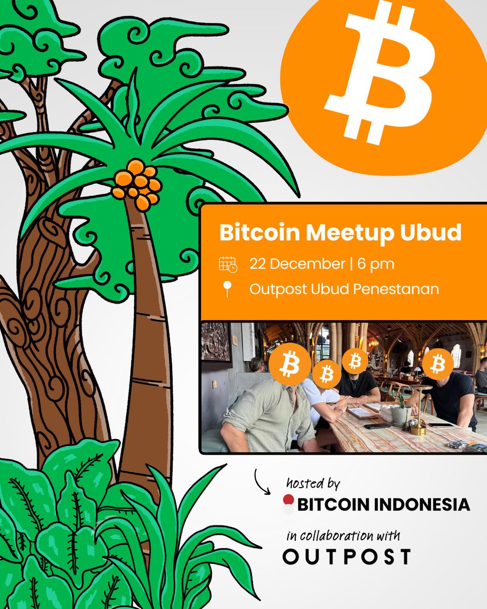 Ubud plebs! 🌴
Another meetup is coming up next Monday. Join us and explore how to build conscious wealth and live a more intentional life.

🗓️ 22.11.2025 · 6 PM
📍 Outpost Ubud Penestanan