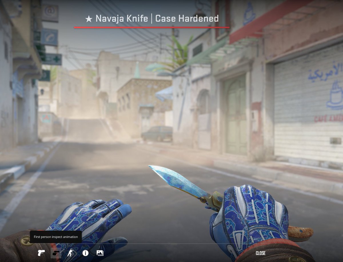 zayya_thu's tweet photo. Navaja case hardened/ pattern 919/ float 0.57 BS/ Need price evaluated!!! https://t.co/7Px0x43SDp