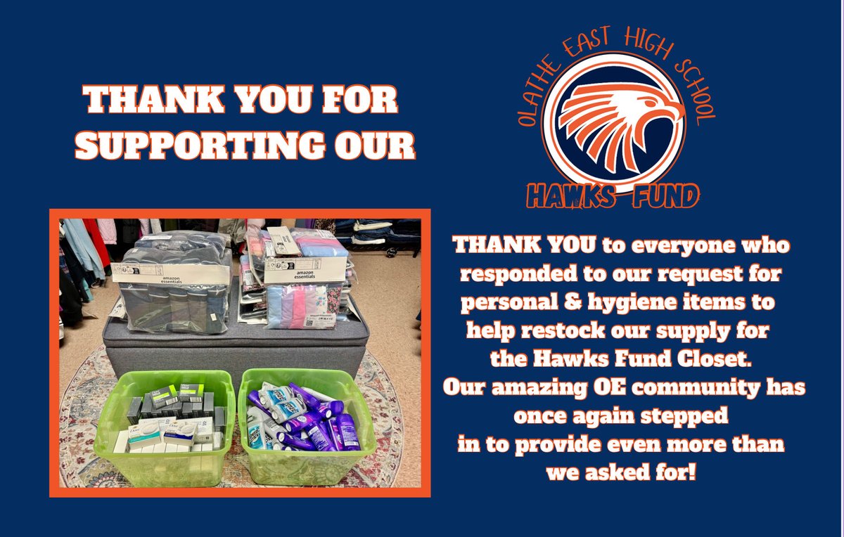 The Hawks Fund — Olathe East tweet media