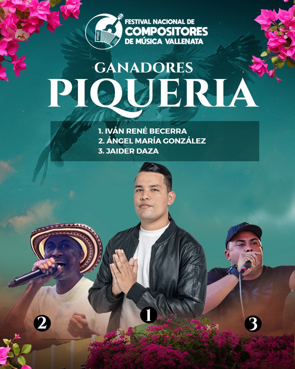 La tarima fue testigo del talento, la picardía y la esencia de nuestra tradición oral. 🎶🔥
Felicitamos a los ganadores de la Piquería, quienes con ingenio, verso y repentismo mantuvieron viva la chispa del folclor vallenato.
¡Honor a quien honra nuestra cultura!