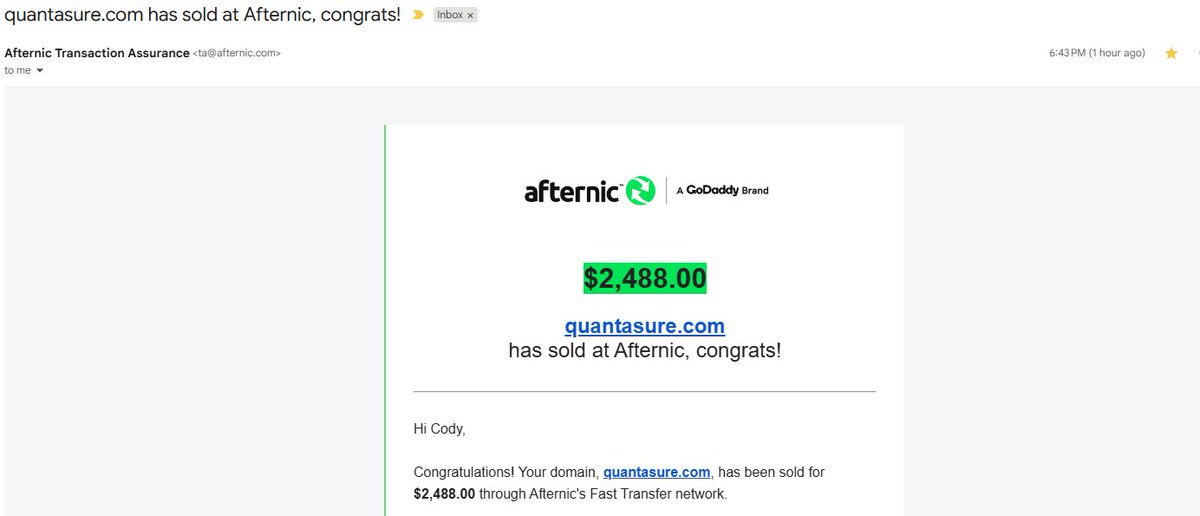 Cody | DomainBFF tweet media