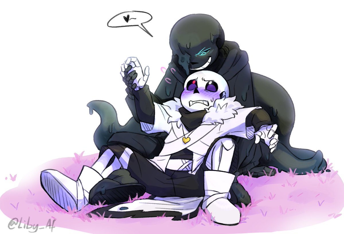 I did a secret Santa (draws) with my mates and did this for <a href="/Mely_Tucker/">Mely 432</a> <3

first time drawing nightcross

#nightcross #crossxnightmare #CrossSans #NightmareSans