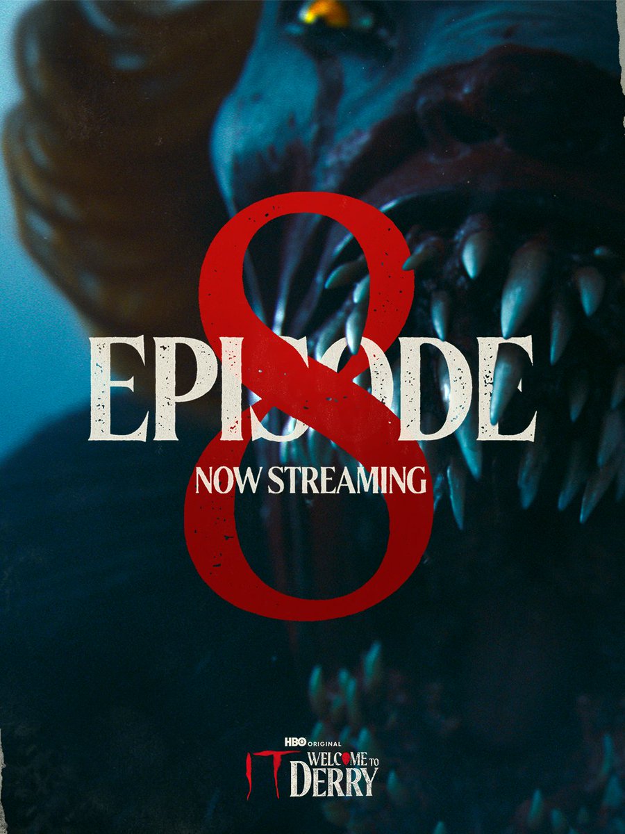 ITMovieOfficial's tweet image. IT all ends tonight.  

#ITWelcomeToDerry Episode 8 now streaming on HBO Max.