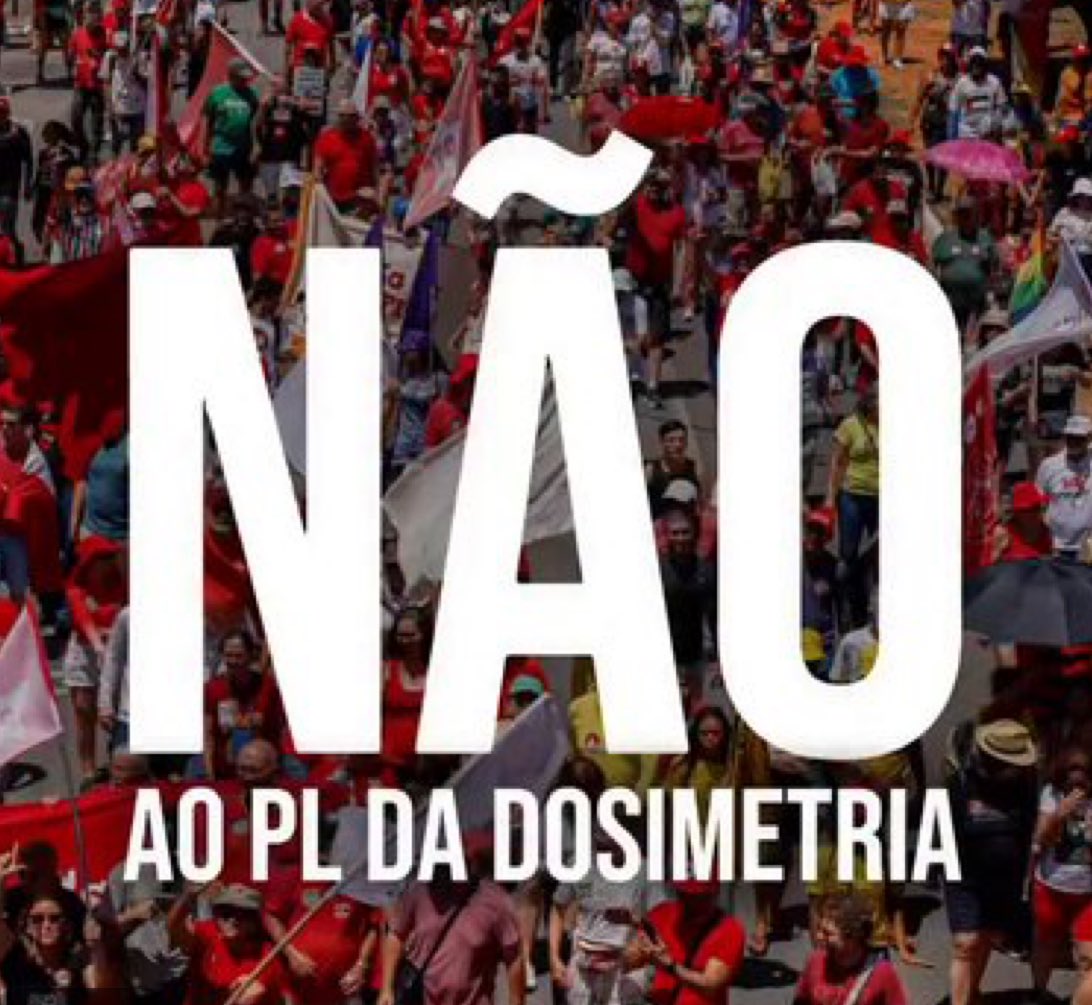 Projeto da dosimetria: 
Apoiado por parlamentares que se sentem filhotes da Ditadura dos militares. Agem contra o povo e contra a Democracia. Não passam de 
*”FILHOTES BASTARDOS DA DITADURA”* !!!
