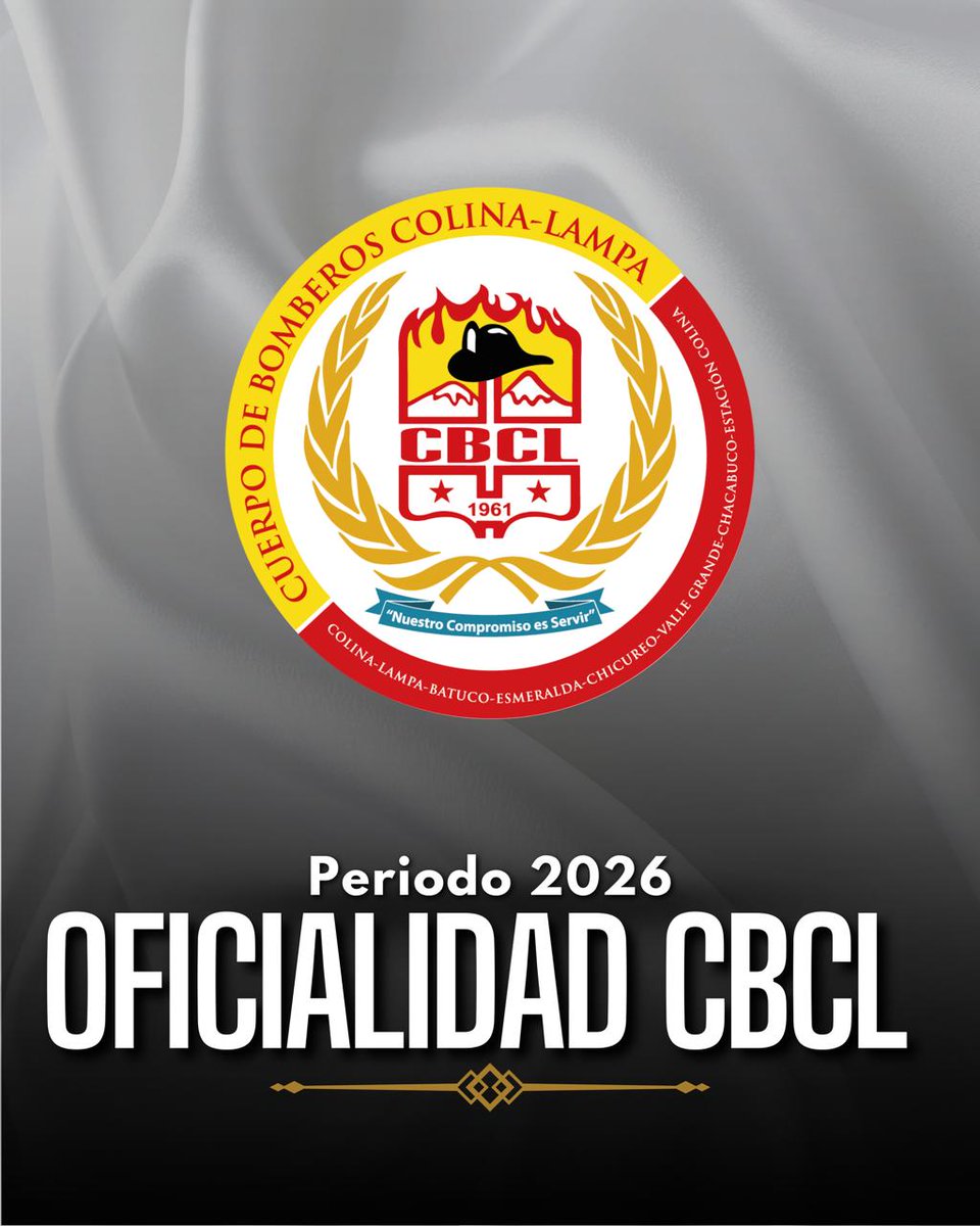 CBColina_Lampa's tweet photo. 𝐎𝐅𝐈𝐂𝐈𝐀𝐋𝐈𝐃𝐀𝐃 𝟐𝟎𝟐𝟔 | Durante la mañana de este lunes 8 de diciembre, se llevaron a cabo las elecciones de Oficiales Generales del #CBCL para el periodo año 2026.
Más Info en 👇
https://t.co/9qgjBTqPB9 https://t.co/pFOM2FPDor