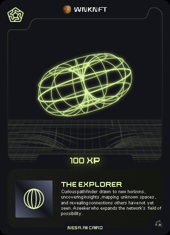 Look at the Nesa Card I got