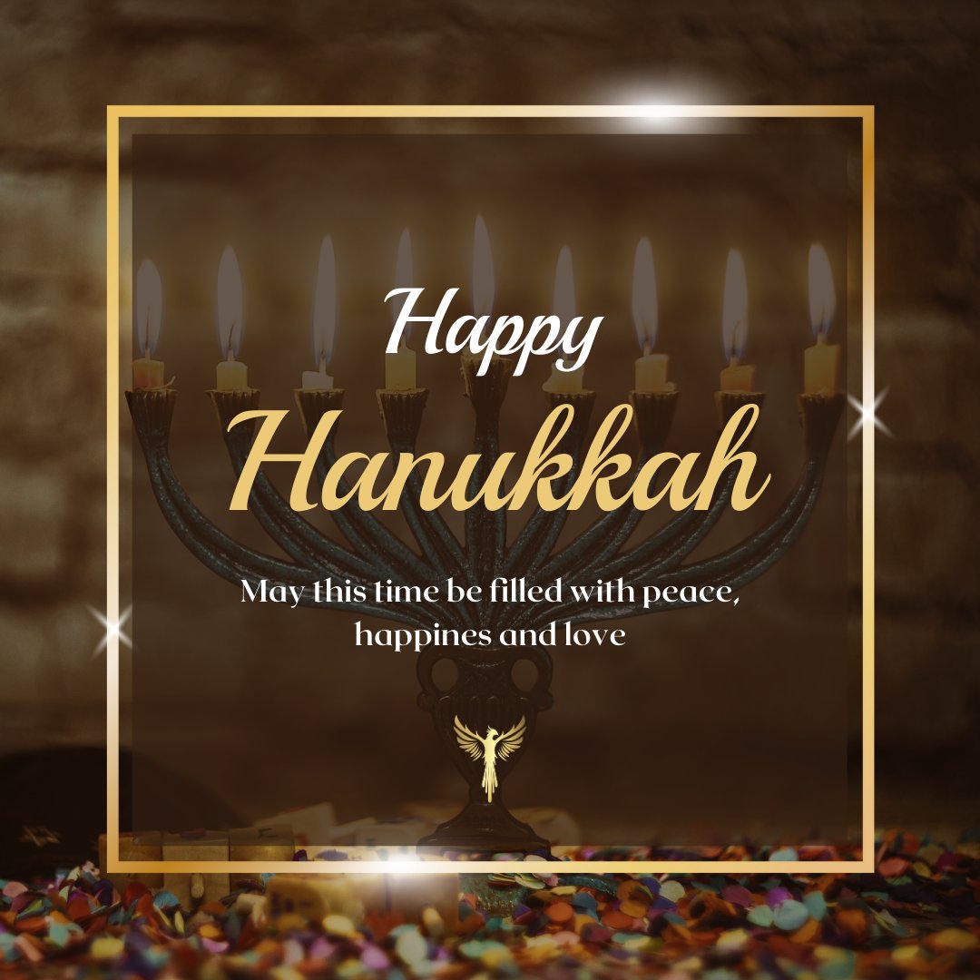 phxbrands's tweet photo. May your days be filled with light, joy, and meaningful moments with family and friends. 🕎 ✨ 

#PhoenixFranchiseBrands #HappyHanukkah #FestivalOfLights https://t.co/4an7Bespga