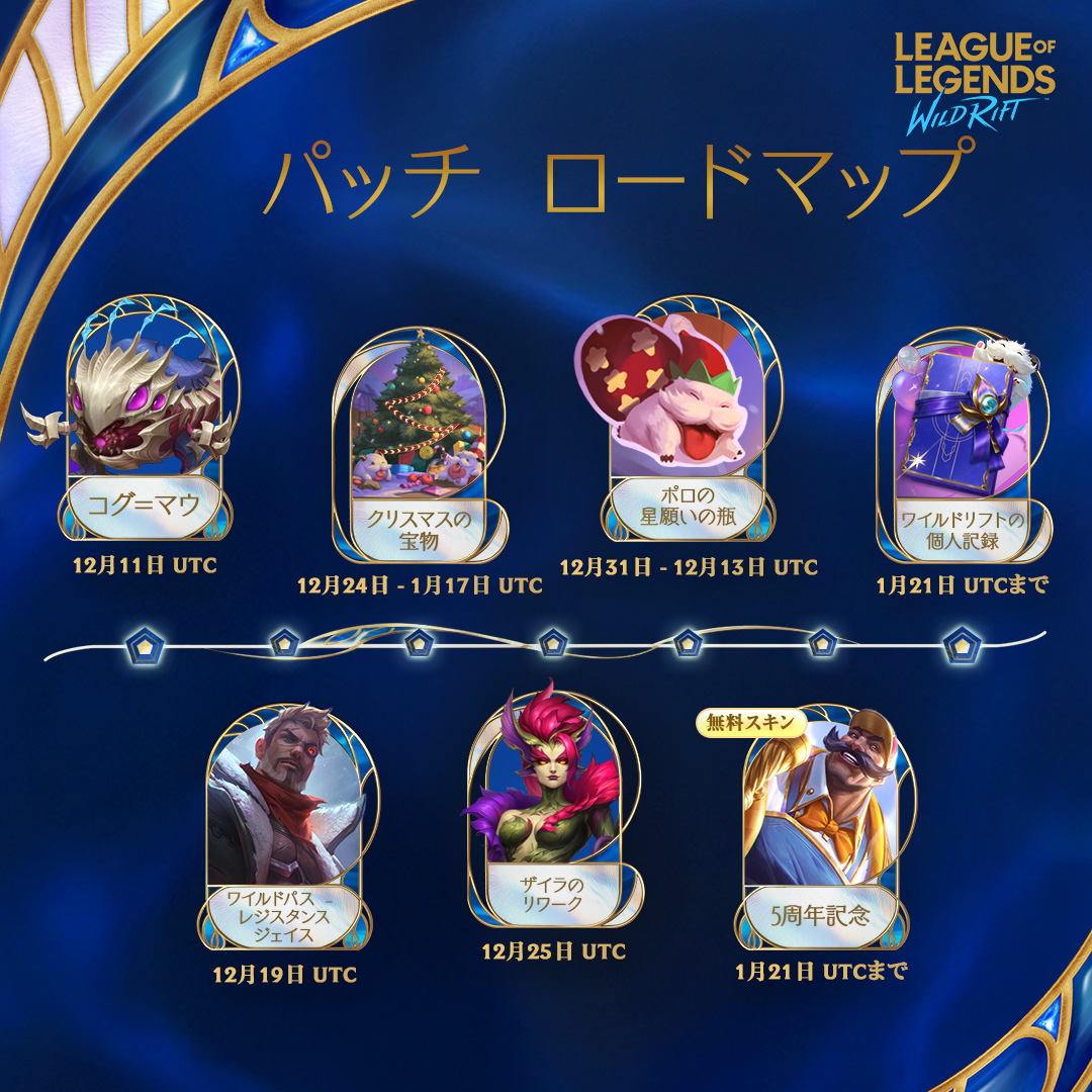 今年最後の追い込み期間は、はちきれんばかりに盛りだくさん 🎄🎁 今年最後のロードマップをお見逃しなく！