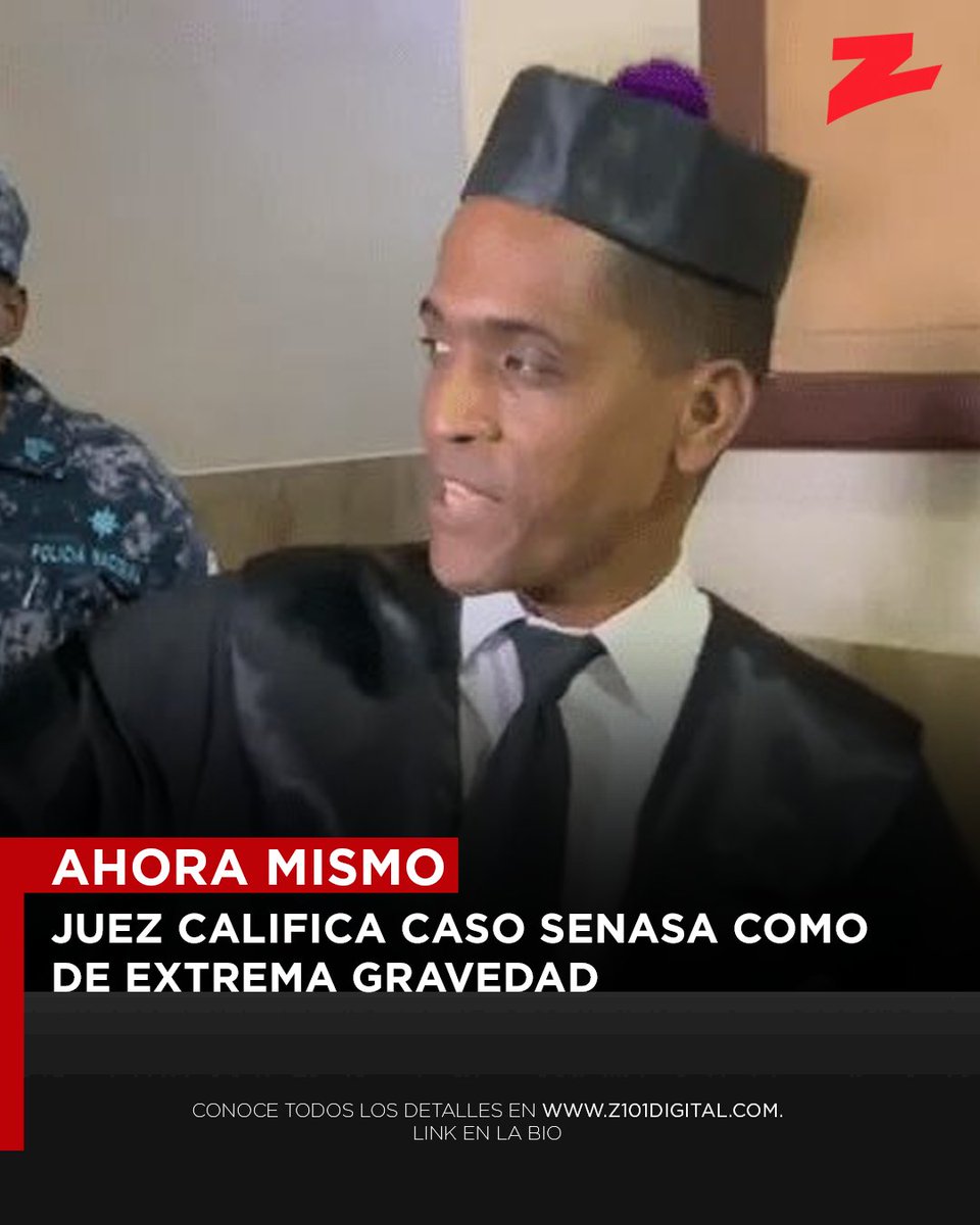z101digital's tweet photo. AHORA MISMO 🔴 | En sus primeras motivaciones en estrado, el magistrado Rigoberto Sena calificó los hechos imputados en el caso Senasa como de extrema gravedad, al señalar que representan “una traición directa al presidente de la República, Luis Abinader”. El juez sostuvo además que los imputados “jugaron con la salud de más de siete millones de afiliados al sistema”, enfatizando que el impacto del expediente trasciende lo administrativo y económico, y afecta uno de los pilares más sensibles del Estado dominicano: el derecho a la salud de la población, lo que agrava la dimensión de los hechos investigados.

#CasoSenasa #Justicia #RigobertoSena #LuisAbinader #SaludPública #RepúblicaDominicana #ZDigital #Noticias